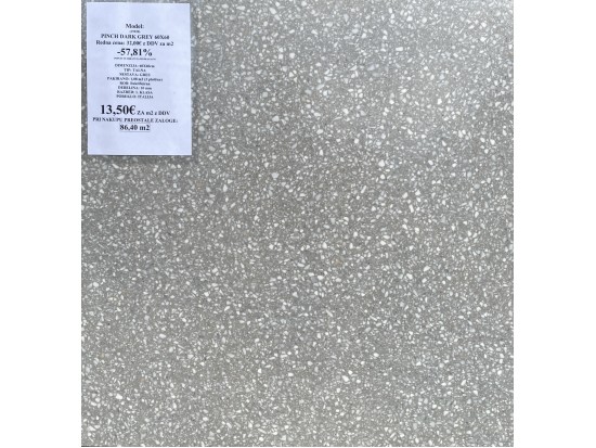 PINCH DARK GREY 60x60 (16 m2)