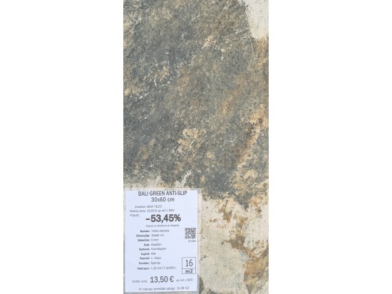 BALI GREEN ANTI-SLIP 30x60 (16 m2)