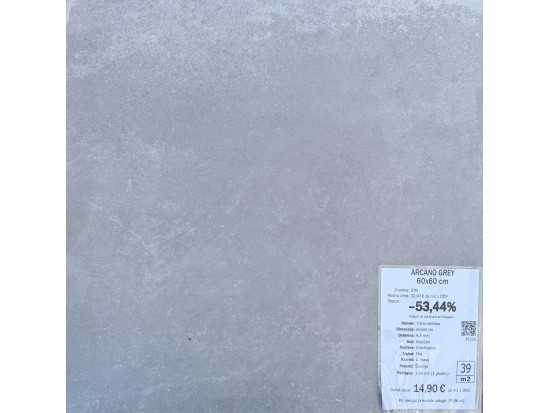 ARCANO GREY 60x60 (9 m2)