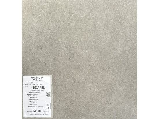 JAZZ ANTRACITA 60x60 (41 m2)