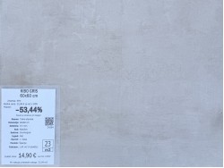 KIBO GRIS 60x60 (23 m2)