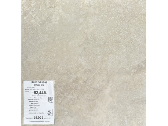 LAKOS EXT BEIGE 60x60 (16 m2)