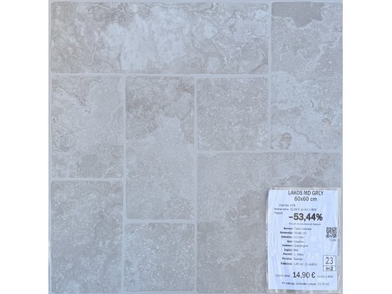 LAKOS MD GREY 60x60 (24 m2)