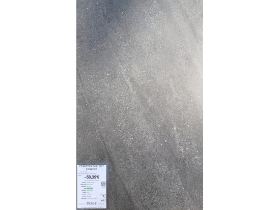 PC MATERICA DARK GREY 60x120 (5 m2)