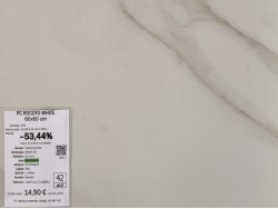 PC ROCOTO WHITE 60x60 (42 m2)