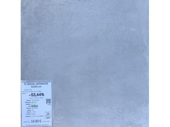 PC REDHILL ANTHRACITE 60x60 (14 m2)