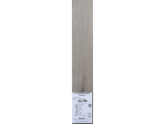 PC ARTICWOOD ARGENT 15x90 (32 m2)