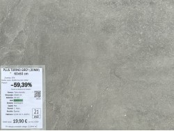 PLUS TORINO GREY (20MM) 60x60 (11 m2)