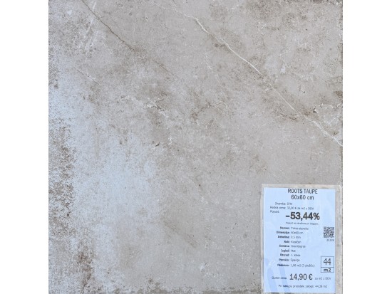 ROOTS TAUPE 60x60 (44 m2)