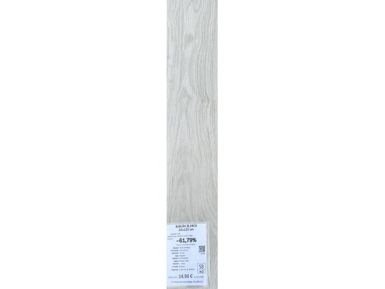 SAKURA BLANCO 23x120 (58 m2)
