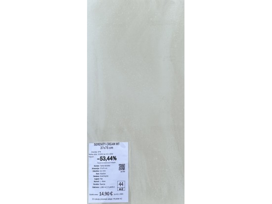SERENITY CREAM MT 37x75 (45 m2)