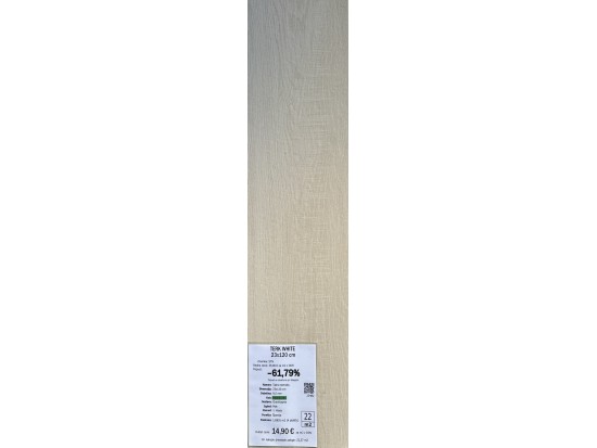 TERK WHITE  23x120 (15 m2)
